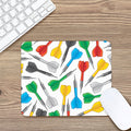 Colorful Darts Pattern Print Mouse Pad