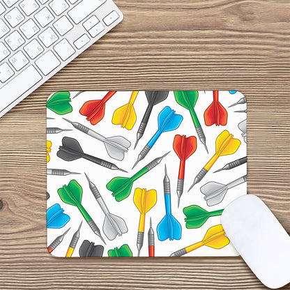 Colorful Darts Pattern Print Mouse Pad