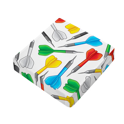 Colorful Darts Pattern Print Outdoor Seat Cushion Cover
