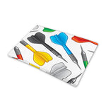 Colorful Darts Pattern Print Pet Cooling Mat Cover
