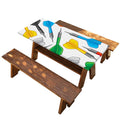 Colorful Darts Pattern Print Picnic Table Cover