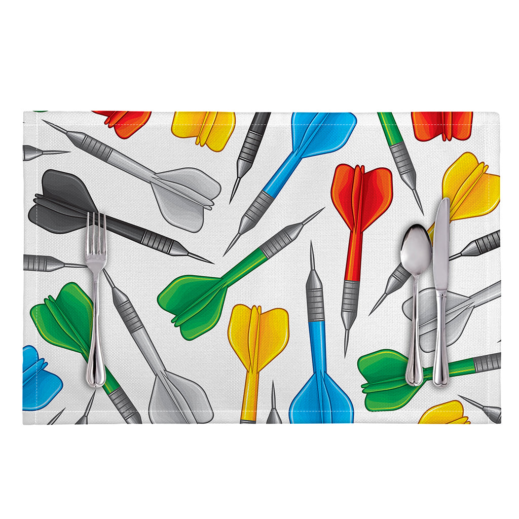 Colorful Darts Pattern Print Placemat