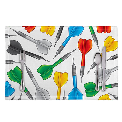 Colorful Darts Pattern Print Placemat