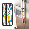 Colorful Darts Pattern Print Refrigerator Handle Covers
