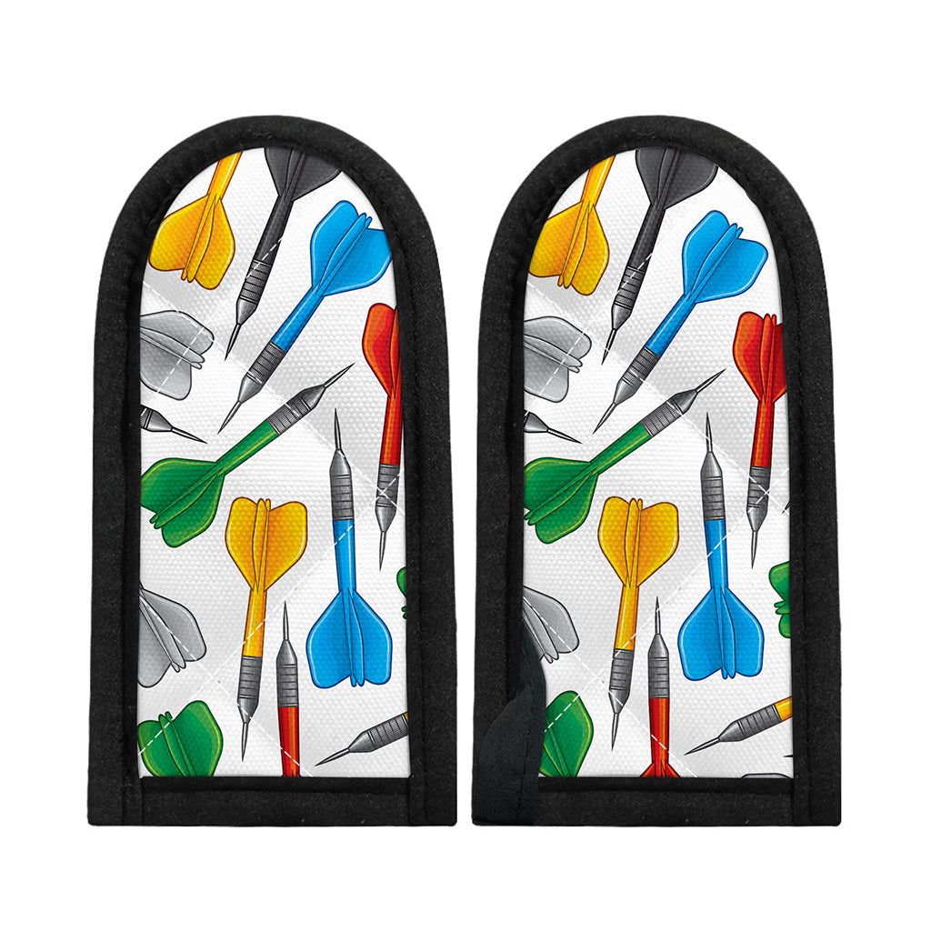 Colorful Darts Pattern Print Skillet Handle Cover