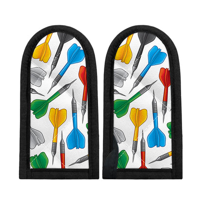 Colorful Darts Pattern Print Skillet Handle Cover