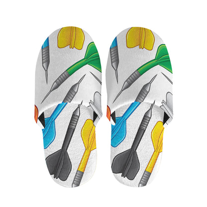 Colorful Darts Pattern Print Slippers