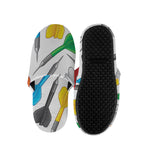Colorful Darts Pattern Print Slippers