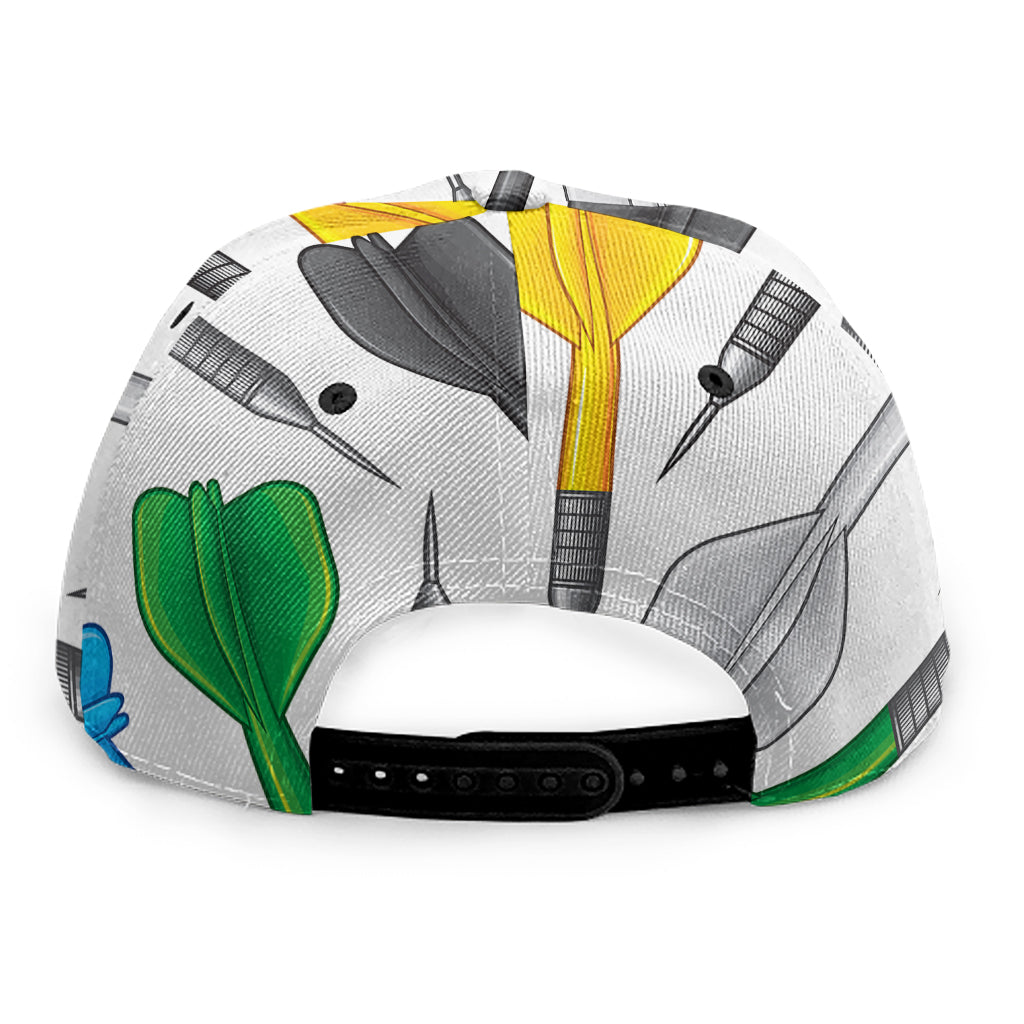 Colorful Darts Pattern Print Snapback Cap