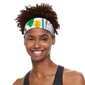 Colorful Darts Pattern Print Sports Headband
