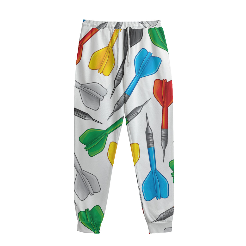 Colorful Darts Pattern Print Sweatpants
