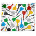 Colorful Darts Pattern Print Tapestry