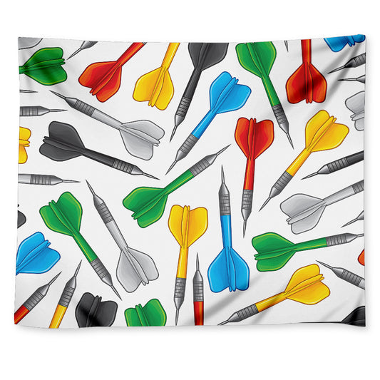 Colorful Darts Pattern Print Tapestry
