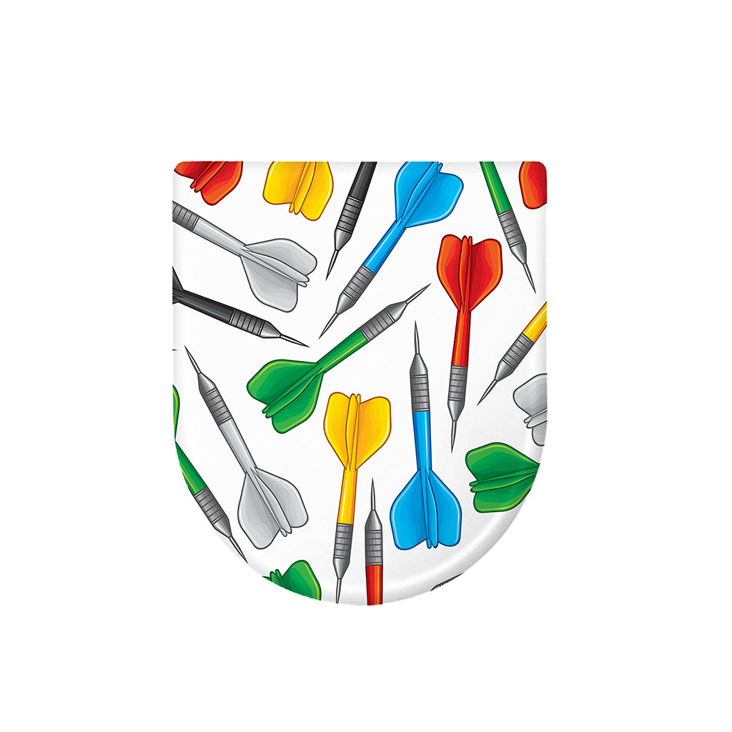 Colorful Darts Pattern Print Toilet Lid Cover