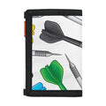 Colorful Darts Pattern Print Trifold Wallet