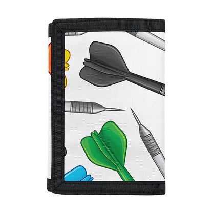 Colorful Darts Pattern Print Trifold Wallet