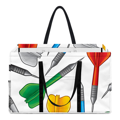 Colorful Darts Pattern Print Utility Tote Bag