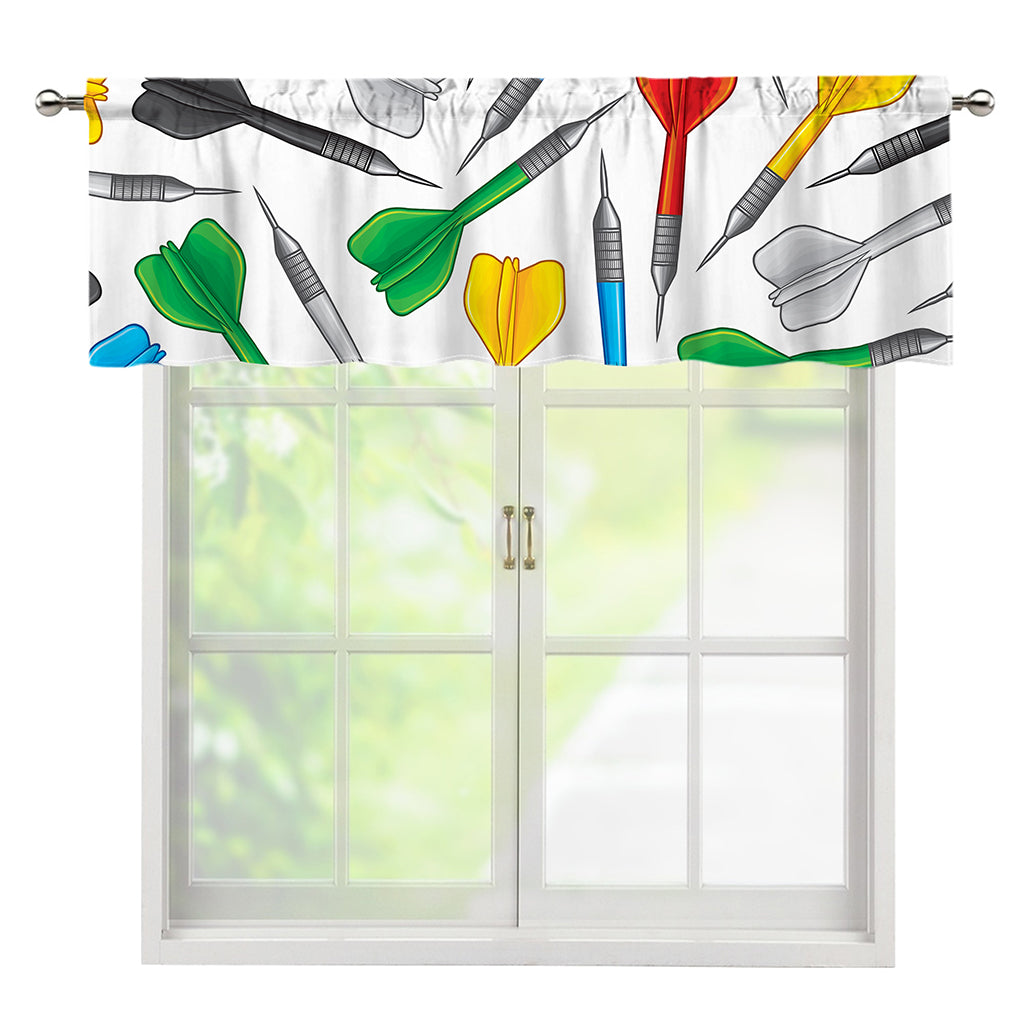 Colorful Darts Pattern Print Window Valance