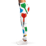 Colorful Darts Pattern Print Women's Leggings