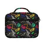 Colorful Dinosaur Fossil Pattern Print Briefcase Bible Bag