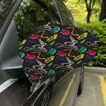 Colorful Dinosaur Fossil Pattern Print Car Side Mirror Covers