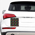 Colorful Dinosaur Fossil Pattern Print Car Sticker