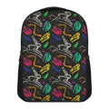Colorful Dinosaur Fossil Pattern Print Casual Backpack