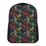 Colorful Dinosaur Fossil Pattern Print Casual Backpack