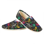 Colorful Dinosaur Fossil Pattern Print Casual Shoes