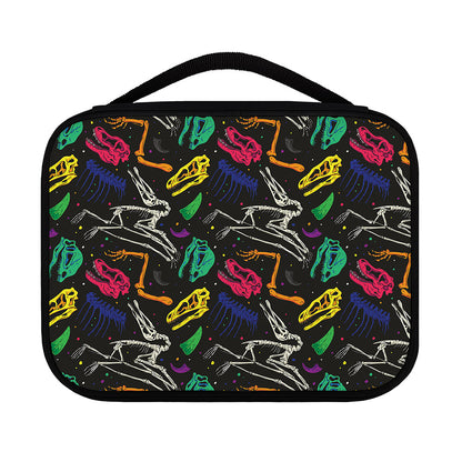 Colorful Dinosaur Fossil Pattern Print Classic Bible Case