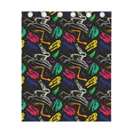 Colorful Dinosaur Fossil Pattern Print Curtain