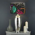 Colorful Dinosaur Fossil Pattern Print Drum Lamp Shade