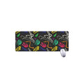 Colorful Dinosaur Fossil Pattern Print Extended Mouse Pad