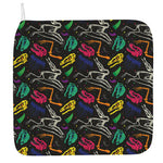 Colorful Dinosaur Fossil Pattern Print Hand Towel
