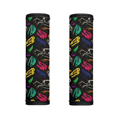 Colorful Dinosaur Fossil Pattern Print Handle Covers