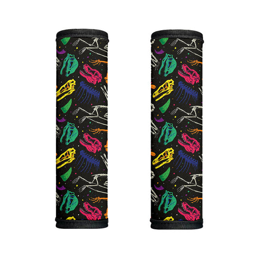 Colorful Dinosaur Fossil Pattern Print Handle Covers