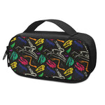 Colorful Dinosaur Fossil Pattern Print Insulin Cooler Travel Case
