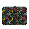 Colorful Dinosaur Fossil Pattern Print Laptop Sleeve