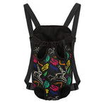 Colorful Dinosaur Fossil Pattern Print Pet Carrier Backpack