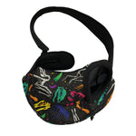 Colorful Dinosaur Fossil Pattern Print Pet Sling Carrier