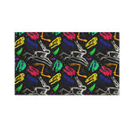 Colorful Dinosaur Fossil Pattern Print Polyester Flag