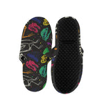 Colorful Dinosaur Fossil Pattern Print Slippers