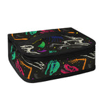 Colorful Dinosaur Fossil Pattern Print Small Lunch Bag