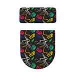 Colorful Dinosaur Fossil Pattern Print Toilet Lid And Tank Cover Set