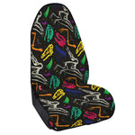 Colorful Dinosaur Fossil Pattern Print Waterproof Car Seat Cover