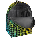 Colorful Disco Lights Pattern Print Backpack
