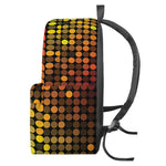 Colorful Disco Lights Pattern Print Backpack