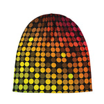 Colorful Disco Lights Pattern Print Beanie