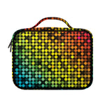 Colorful Disco Lights Pattern Print Briefcase Bible Bag