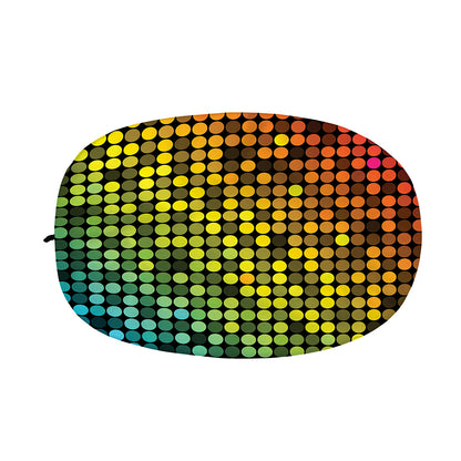 Colorful Disco Lights Pattern Print Car Side Mirror Covers